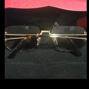 Gold and Black Sunglasses